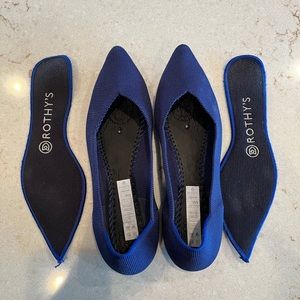Rothy’s The Point in Navy, size 8